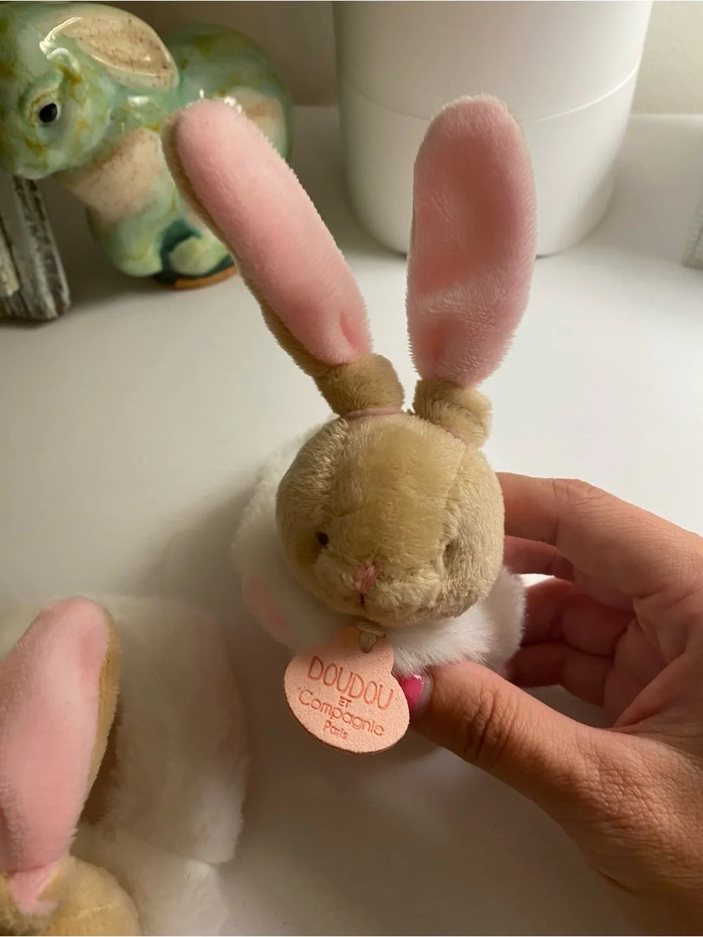 🐰 Doudou et Compagnie Paris Plush Bunny Slippers 🐰